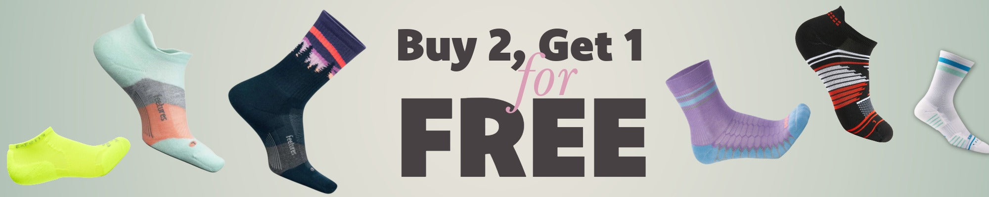 Tech Socks: Buy 2 Get 1 Free