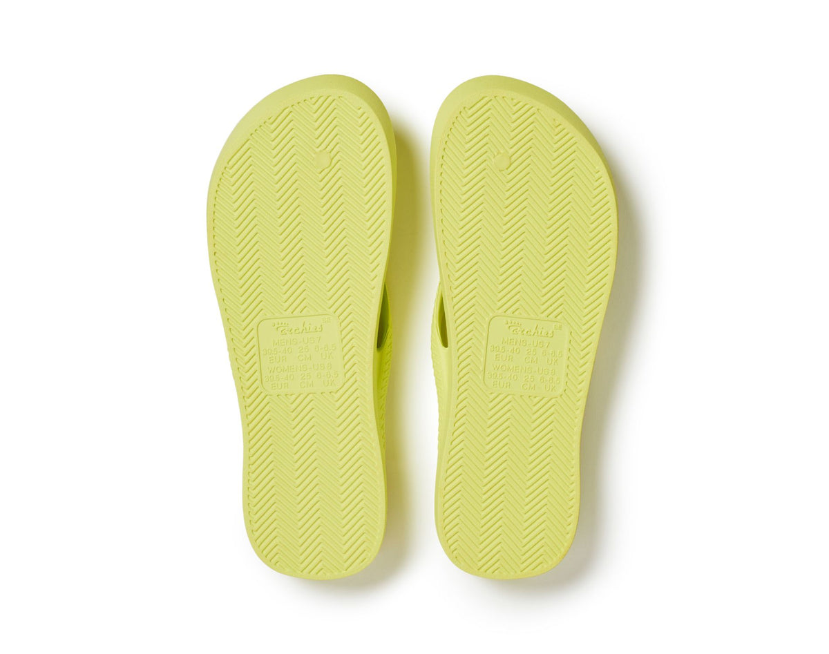 Archies Original Thongs Limelight
