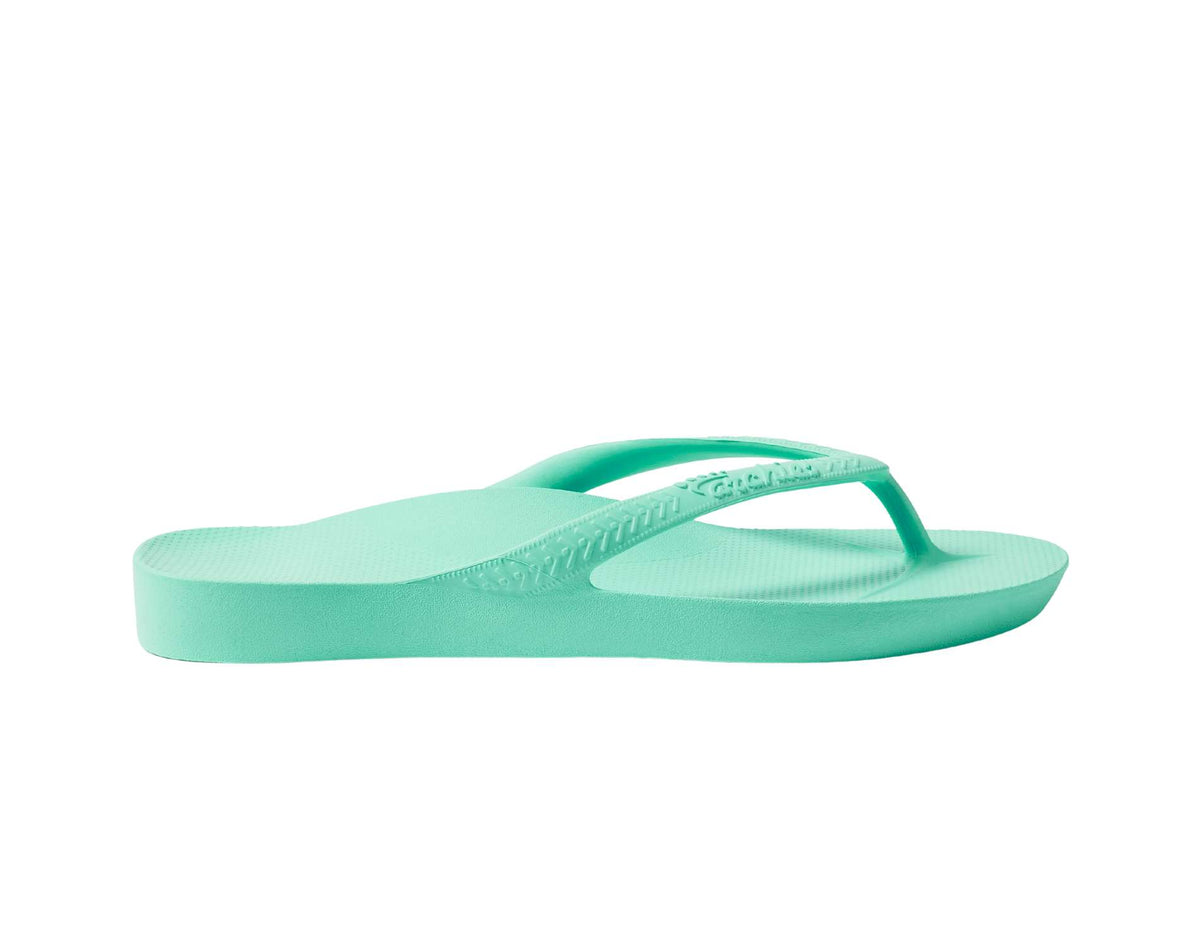 Archies Arch Support Thongs - Mint