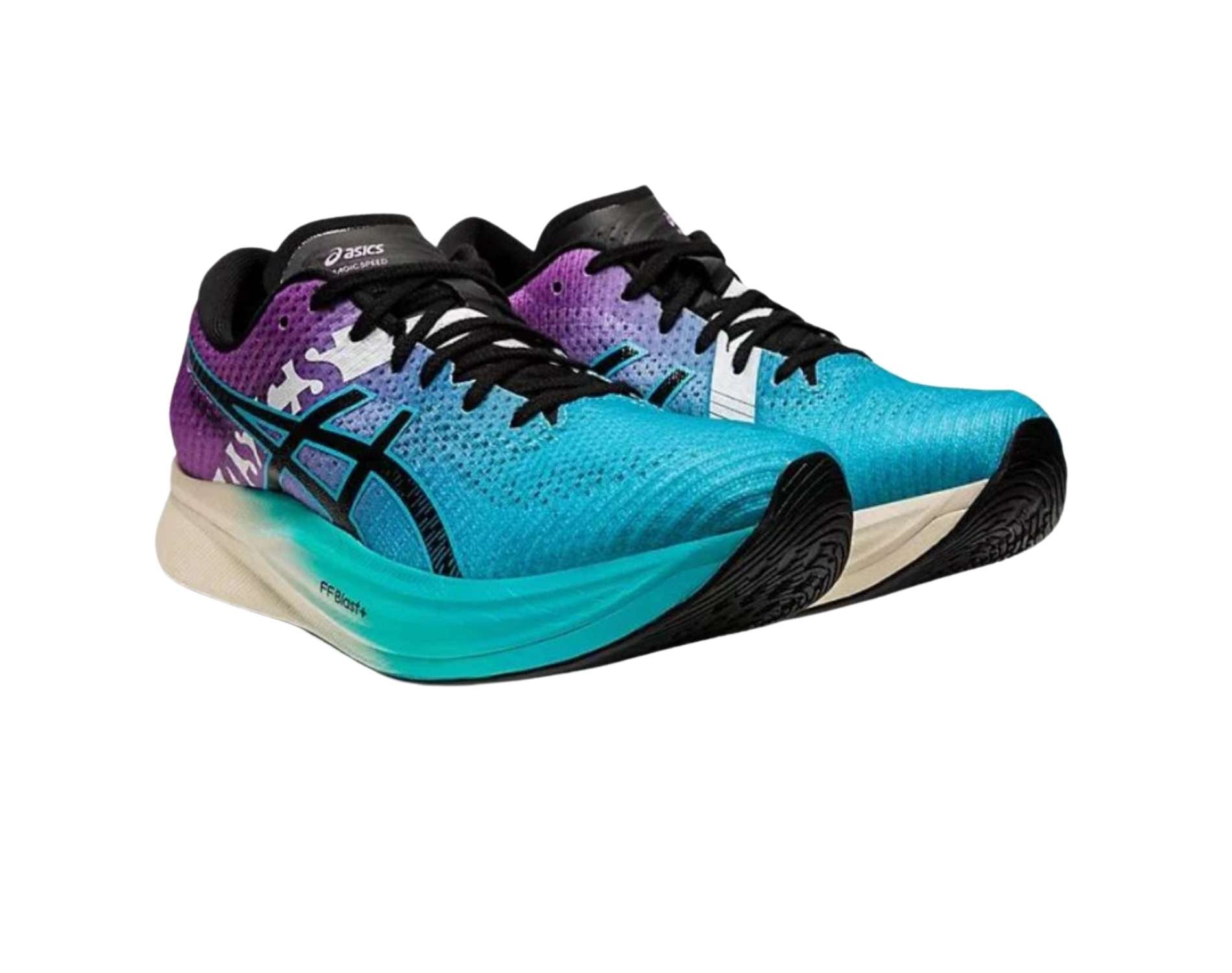 Asics Magic Speed 2 womens running shoes in aquarium black colour