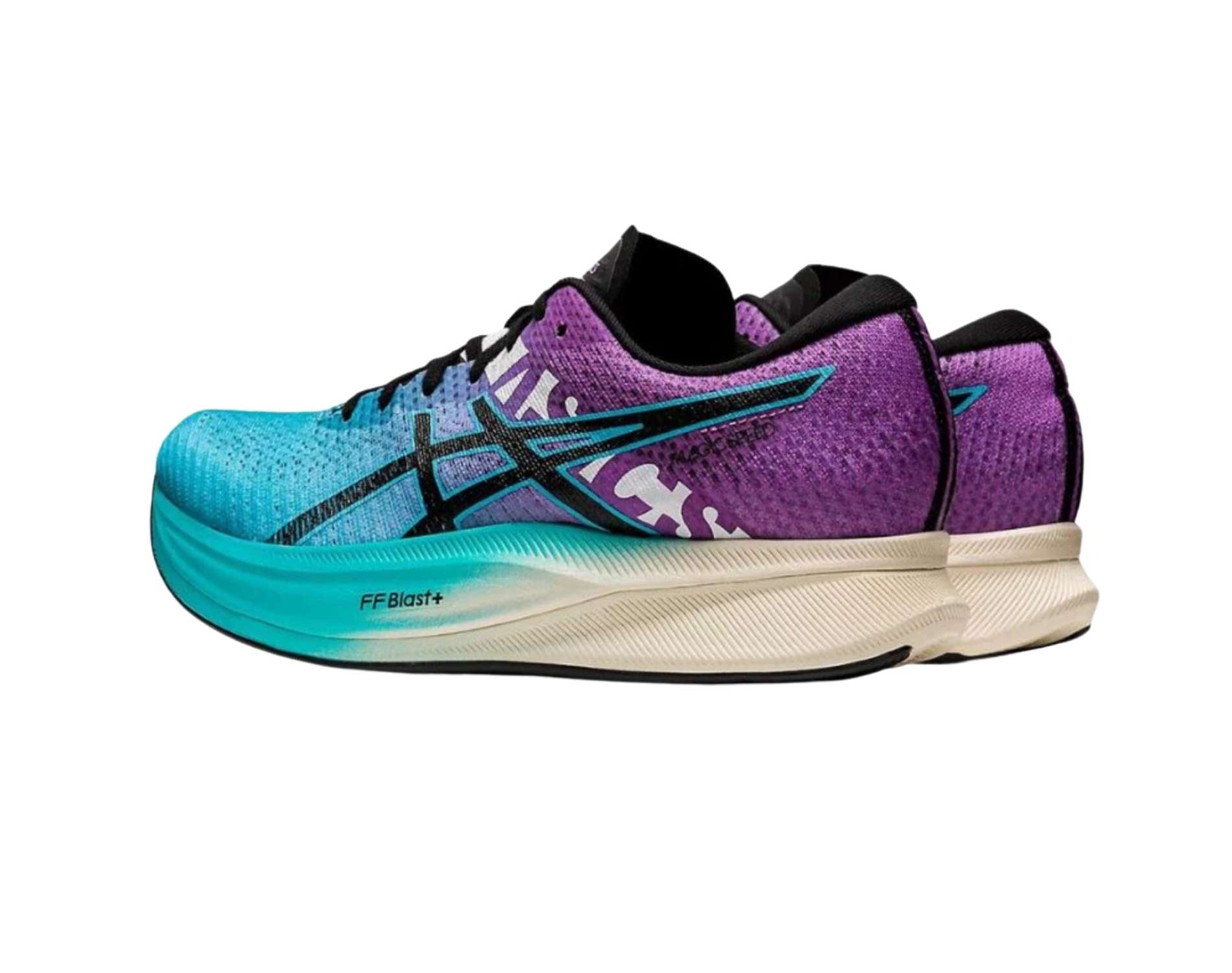 Asics Magic Speed 2 womens running shoes in aquarium black colour