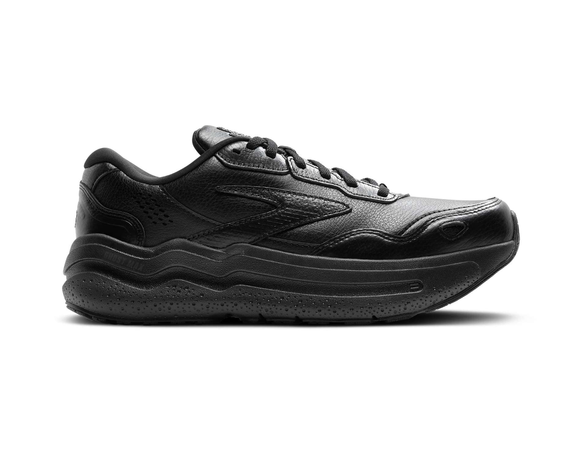Brooks Ghost Max 2 Leather Womens Wide Running Shoes