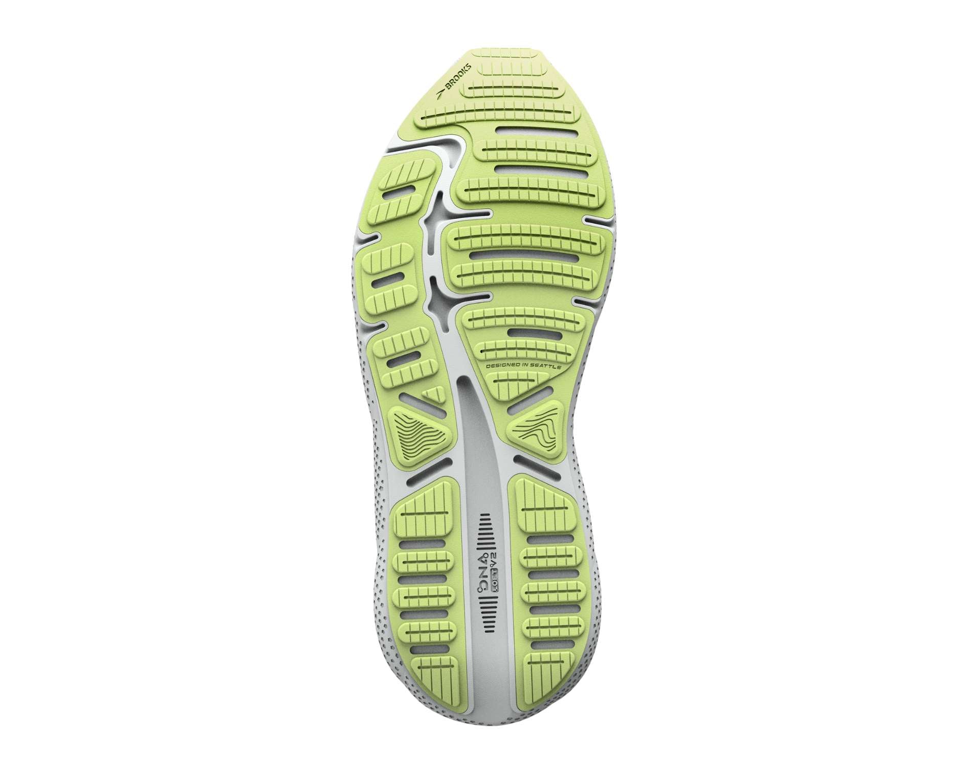 Brooks Ghost Max mens neutral running shoe in d standard with in dawn blue black green colour