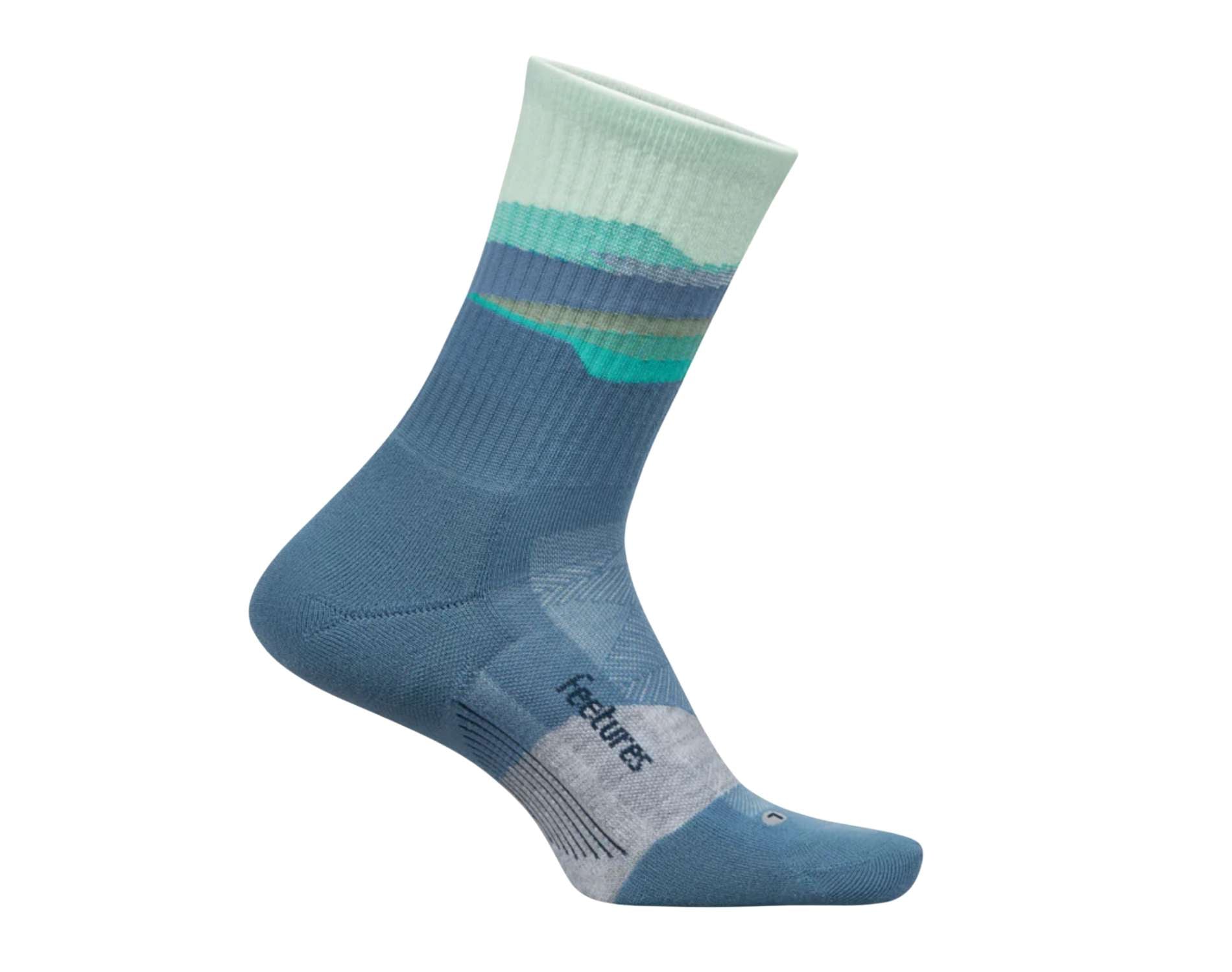 Feetures Trail Max Cushion Mini Crew Socks