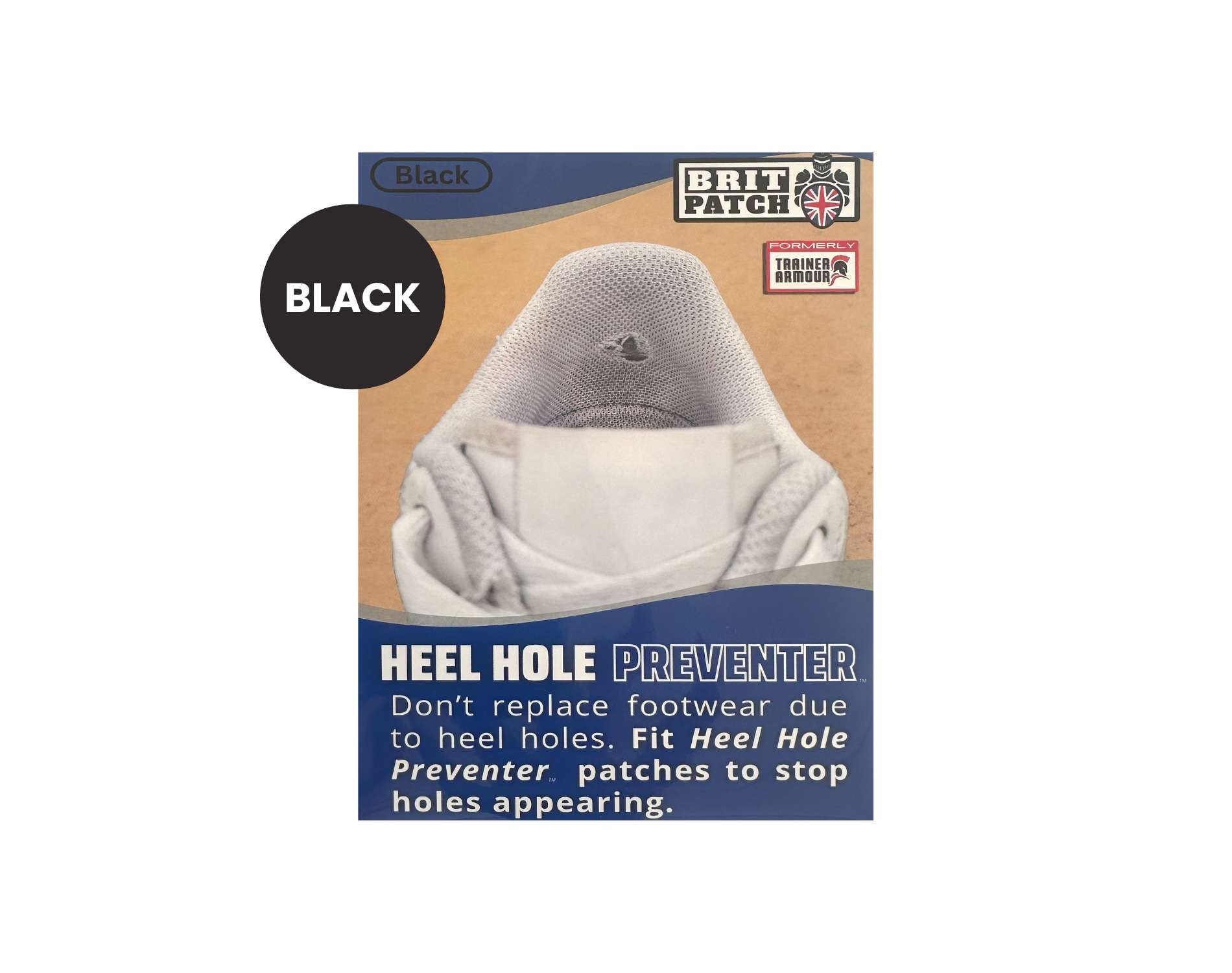 Trainer Armour Heel Hole Preventer Black