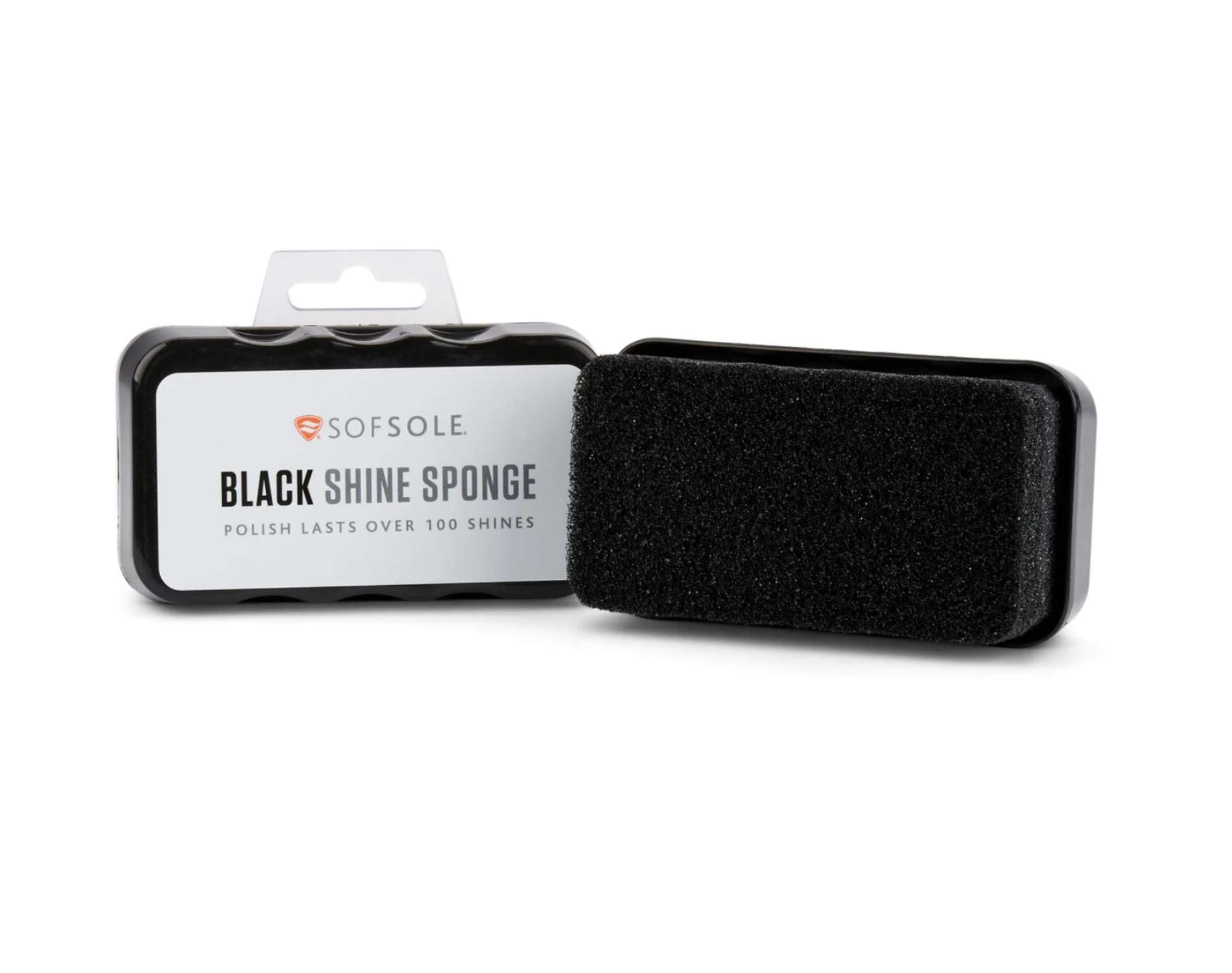 Sof Sole Black Shoe Shine Sponge
