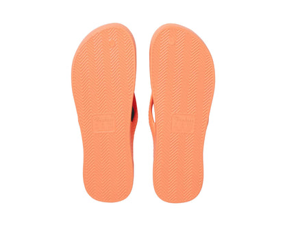 Archie arch support thongs in orange colour