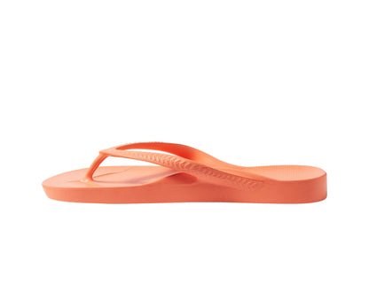 Archie arch support thongs in orange colour