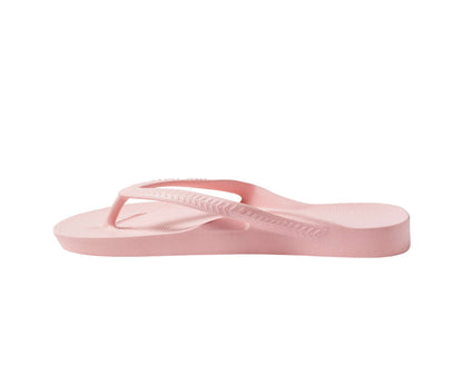 Archies arch support thongs in pink colour