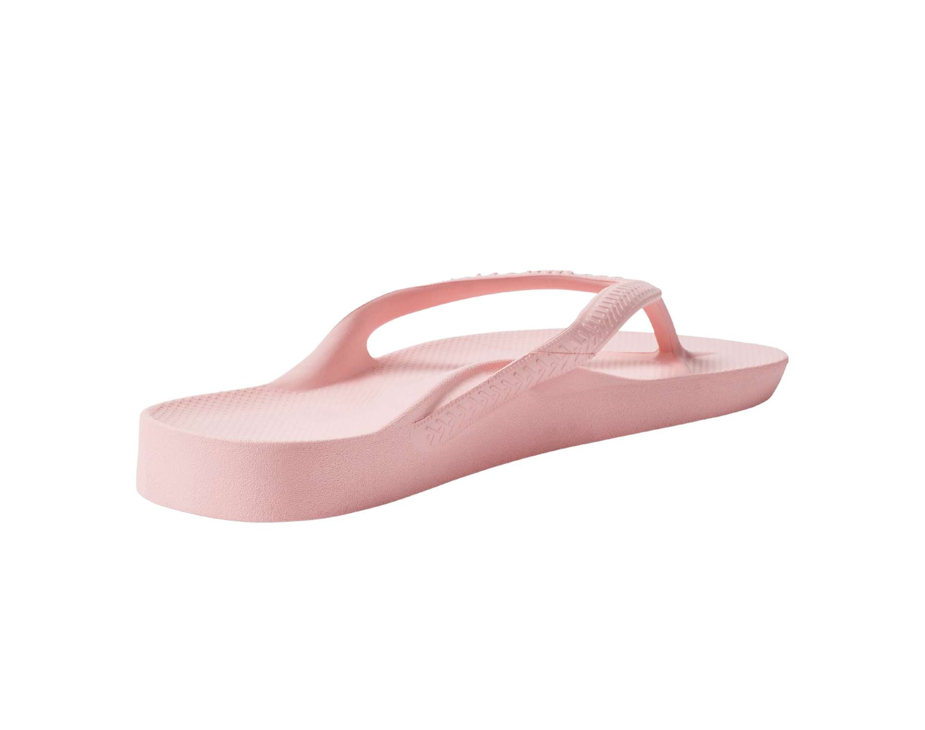 Archies arch support thongs in pink colour