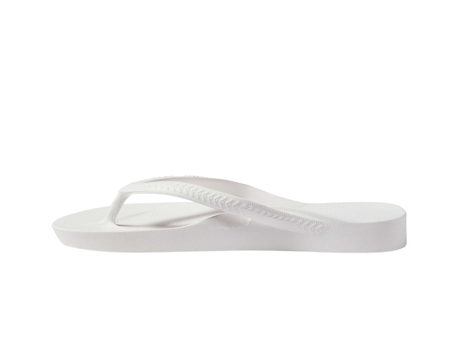 Archies arch support thongs in white colour