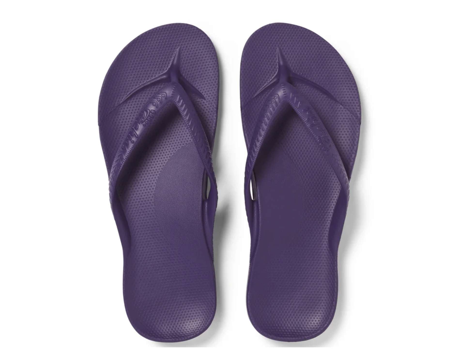 Archies Arch Support Thongs Acai Purple