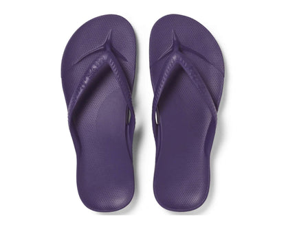 Archies Arch Support Thongs Acai Purple