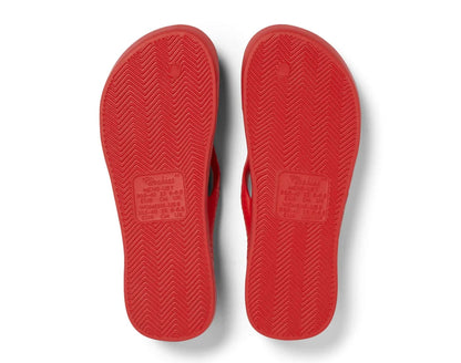 Archies Arch Support Thongs Chilli Red