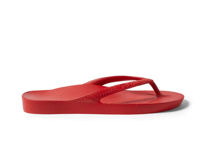 Archies Arch Support Thongs Chilli Red