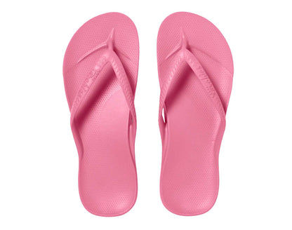 Archies Arch Support Thongs Hot Pink