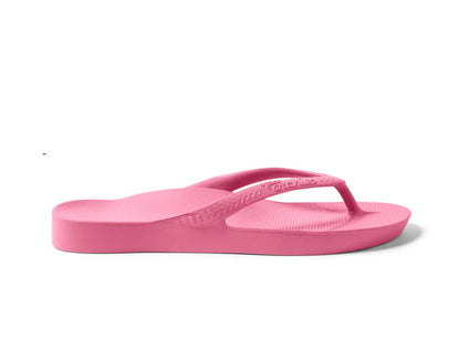 Archies Arch Support Thongs Hot Pink
