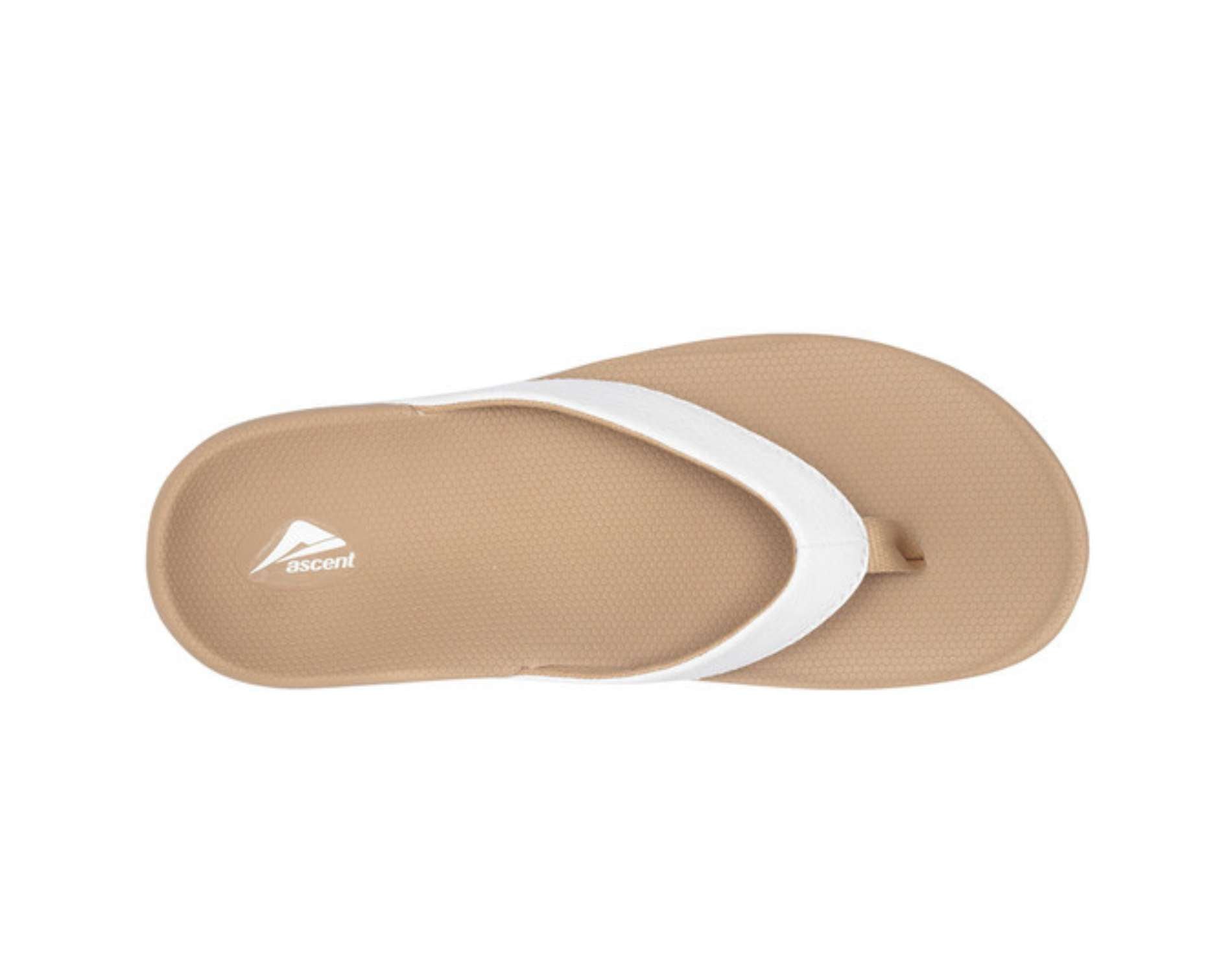 Ascent's Groove sandals for women in white colour