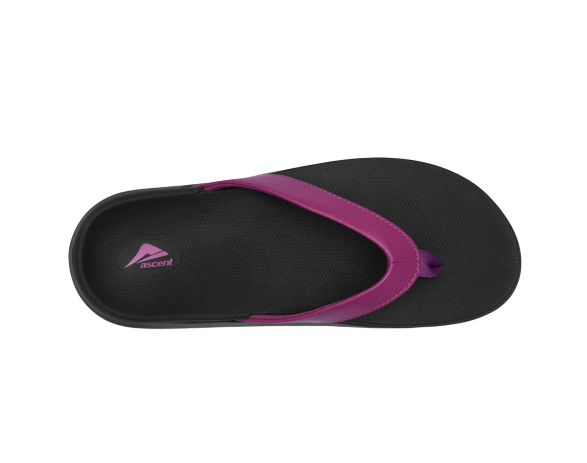 Ascent's Groove sandals for women in fuchsia colour