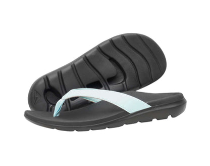 Ascent's Groove sandals for women in sky blue colour