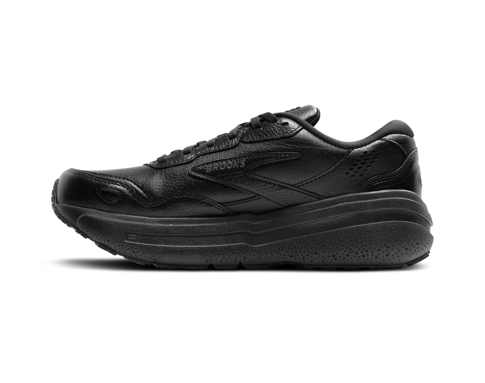 Brooks Ghost Max 2 Leather Mens Wide