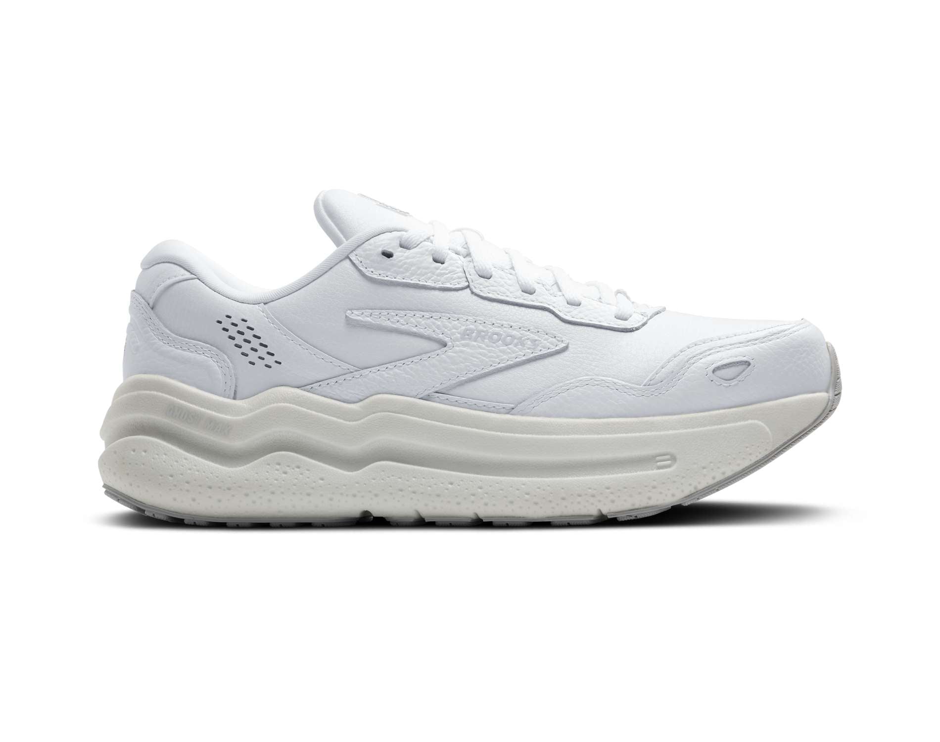 Brooks Ghost Max 2 Leather Mens Wide