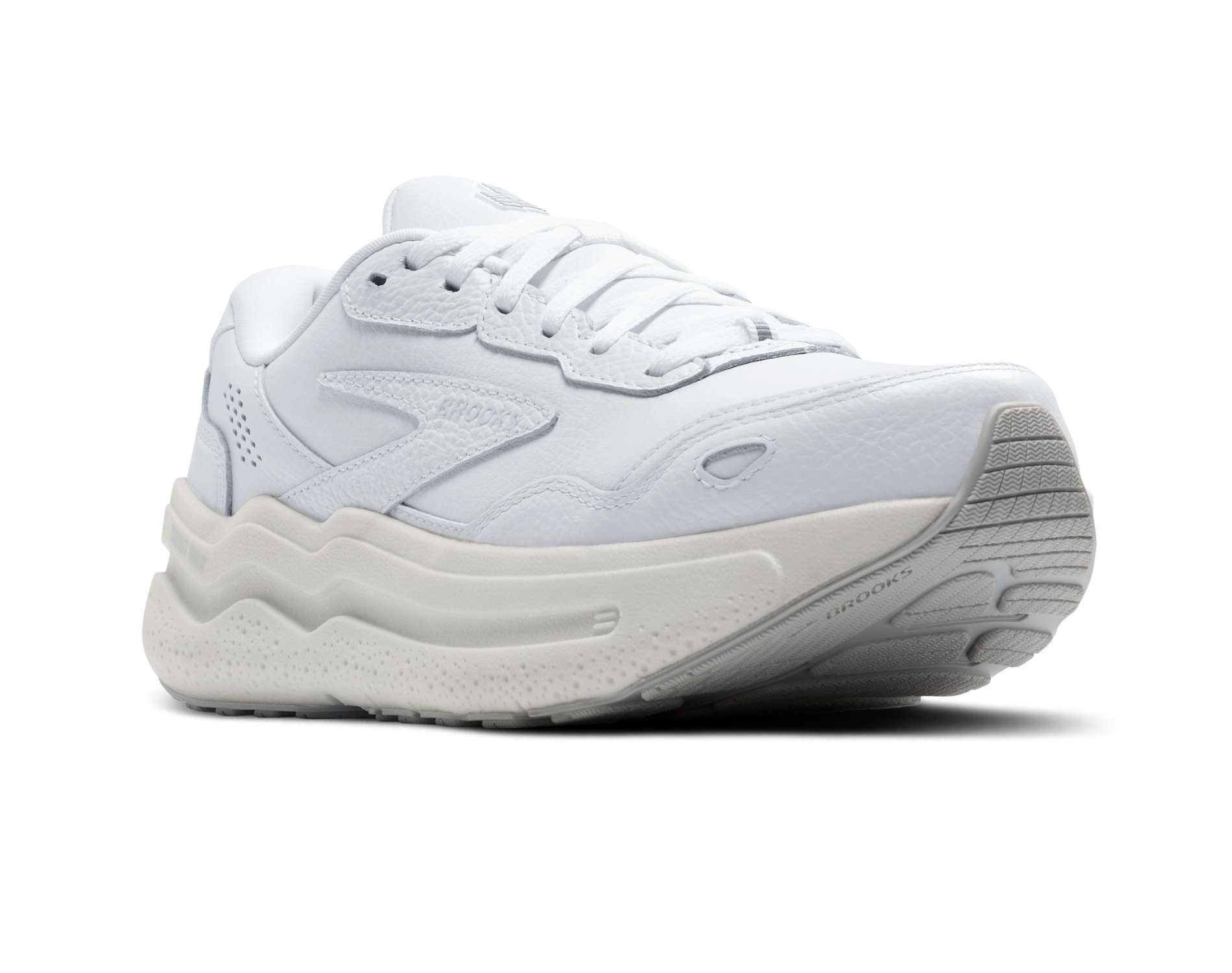 Brooks Ghost Max 2 Leather Mens Wide