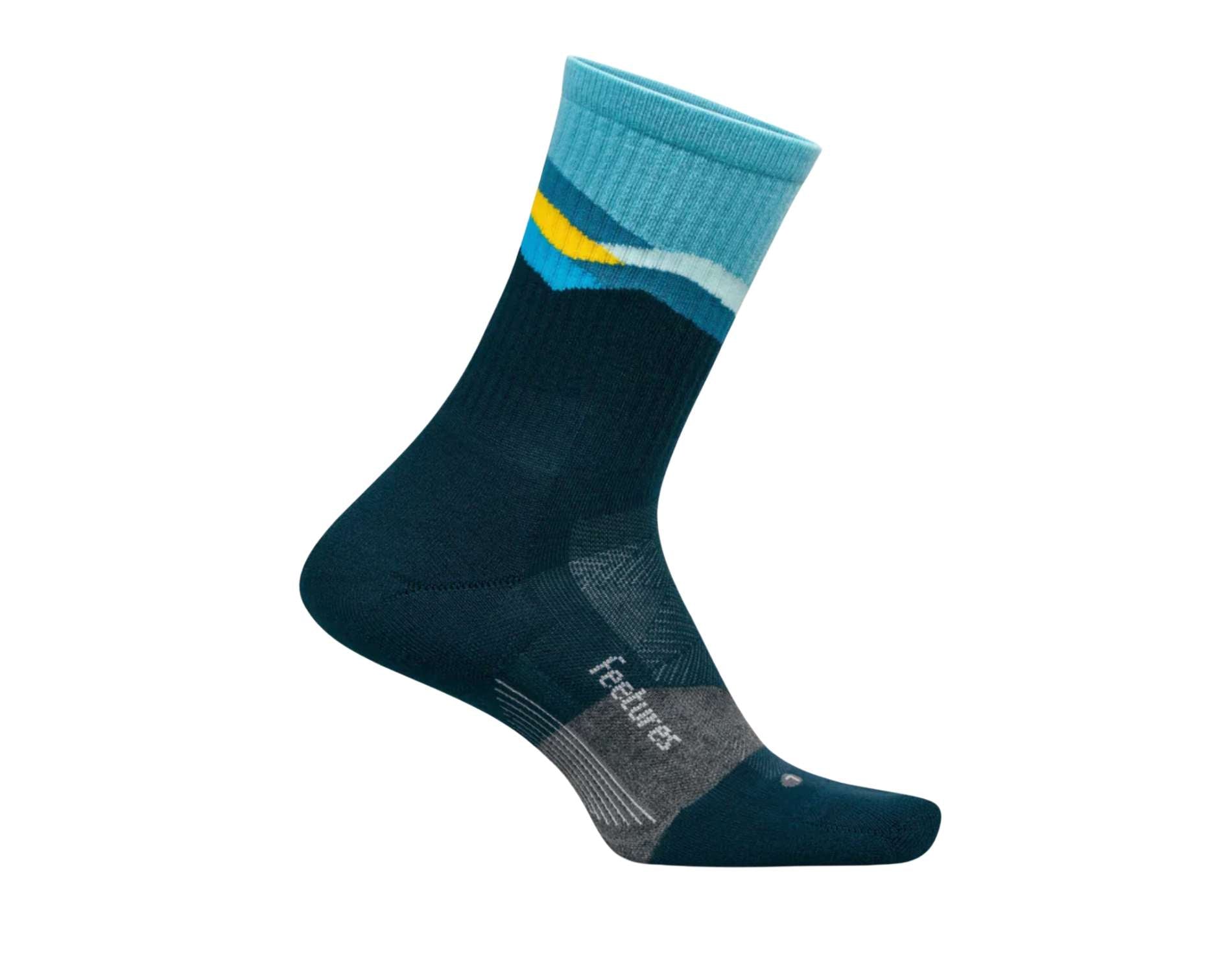 Feetures Trail Max Cushion Mini Crew Socks