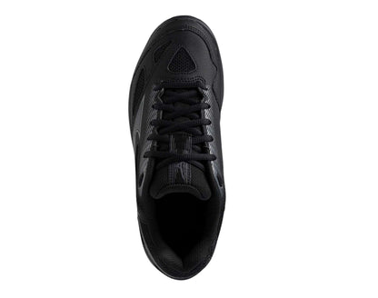 Mizuno Stealth Star Jr Kids netball shoes in black ebony colour