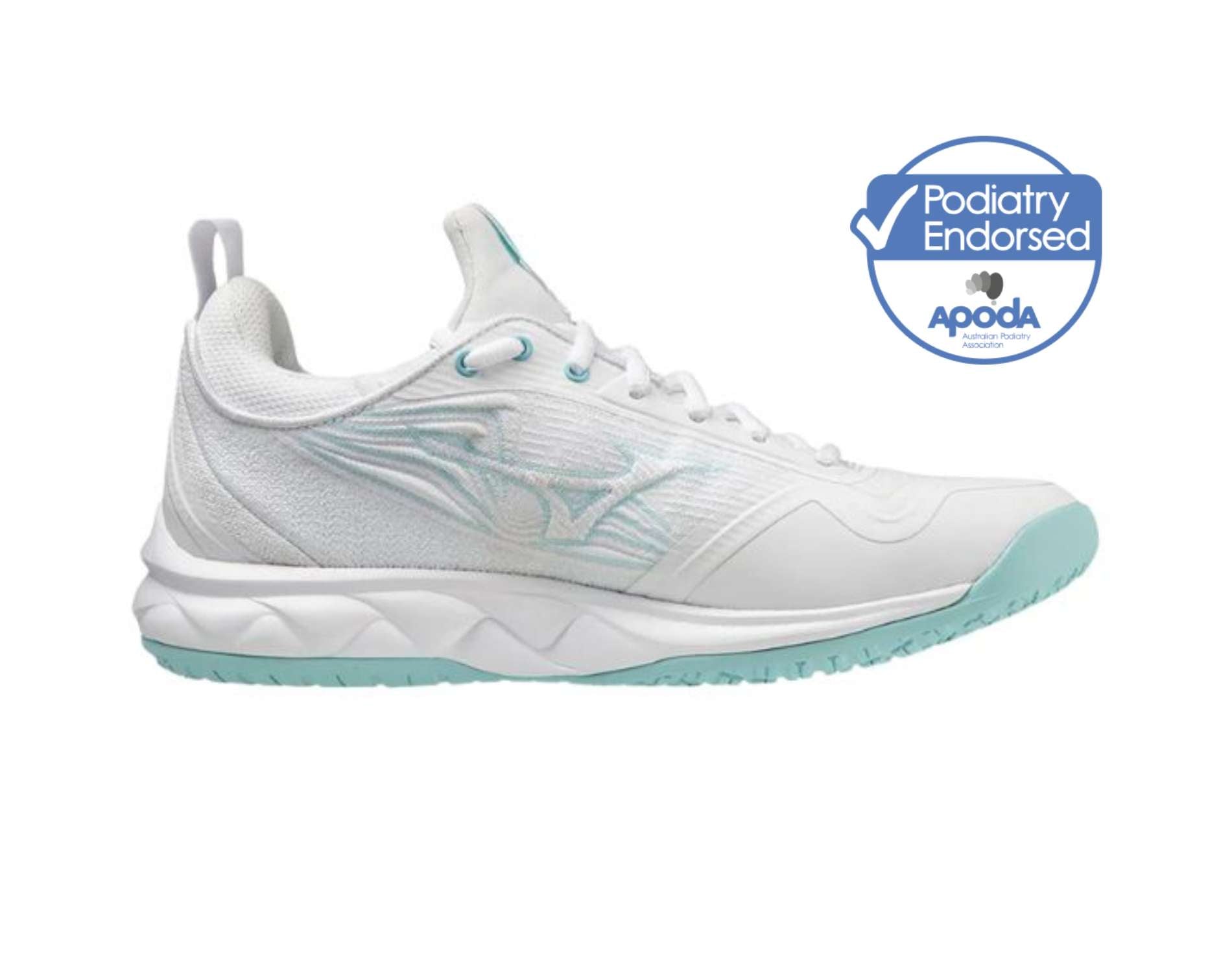 Mizuno Wave Luminous 2 NB Womens - White Turquoise