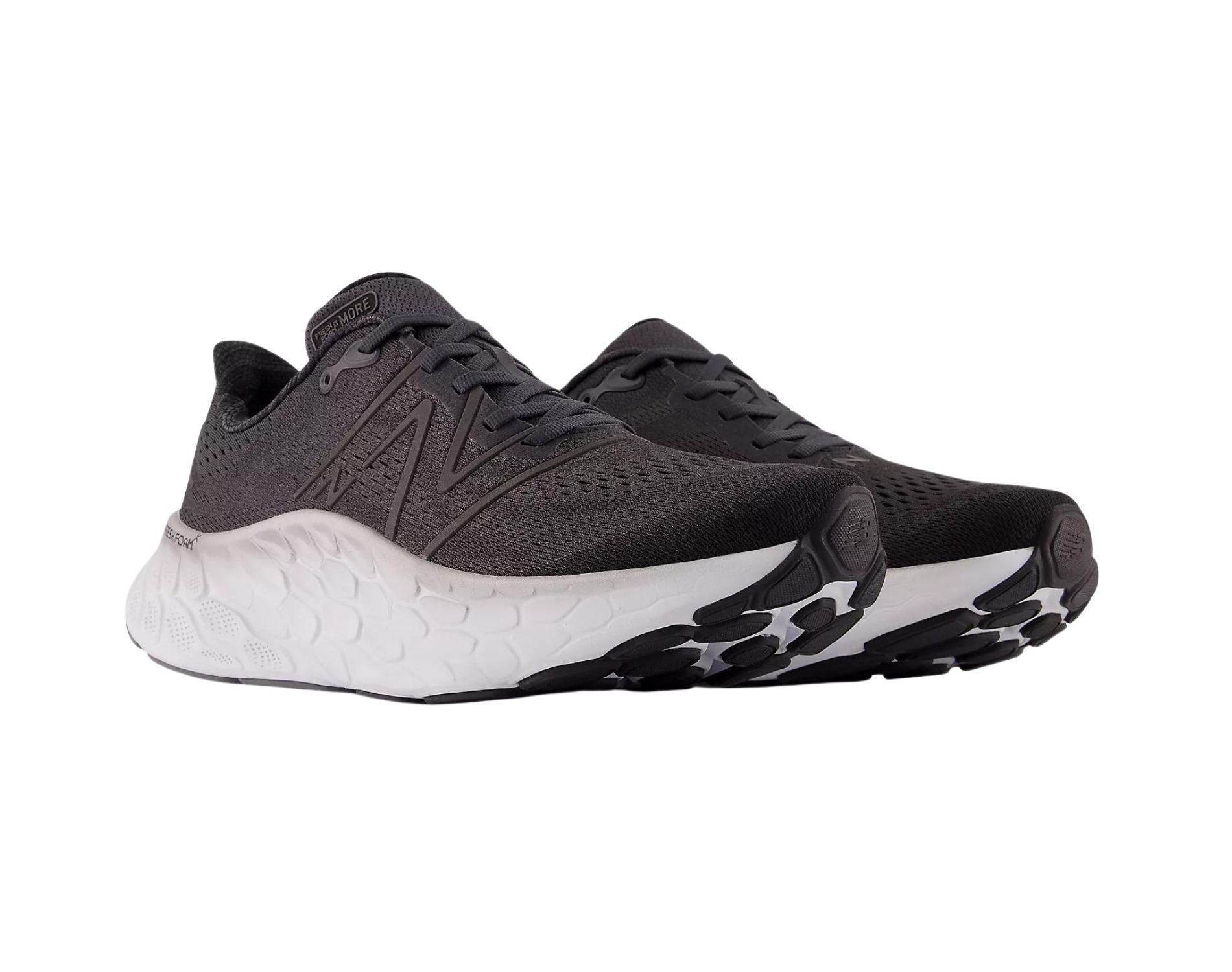 New Balance More v 4 womens running shoe in b width in black colour