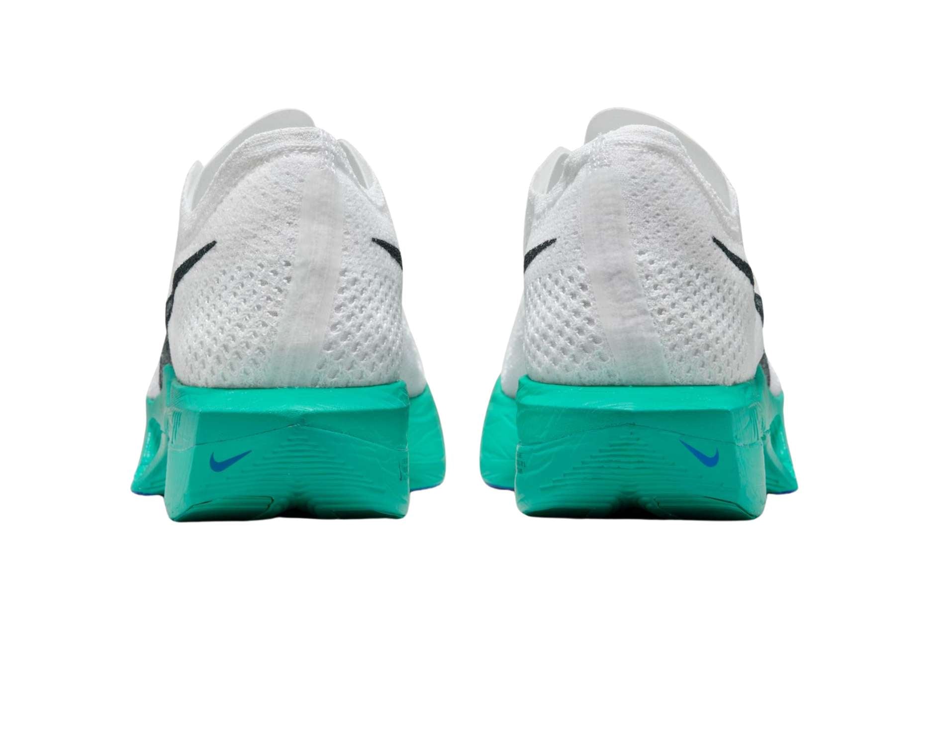 Nike Vaporfly 3 mens running shoe in standard width in white deep jungle jade ice clear jade colour