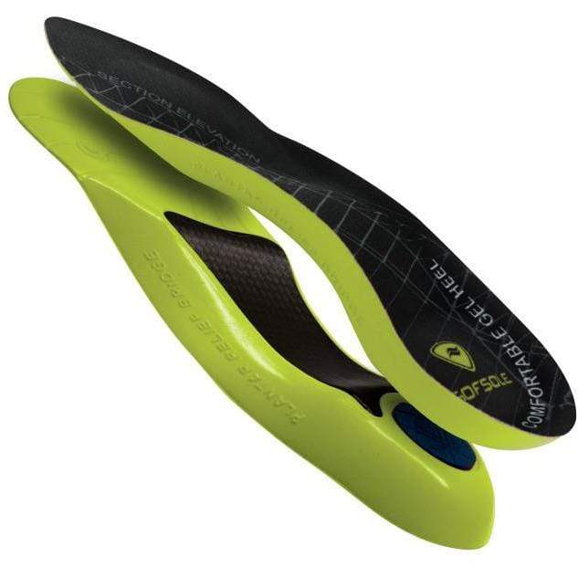 Sof Sole Insoles OSFA / Yellow Sof Sole Plantar Fascia Insole Womens Active Feet 096506186522